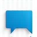 Icon representing feedback or communication